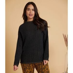 Known Supply Women's Ribbed Poppy Organic Cotton Sweater Size L